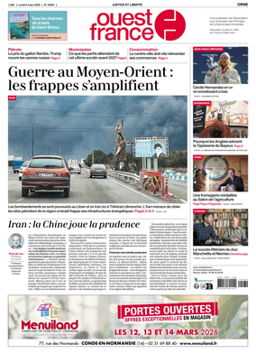Cover of Ouest France (Orne)