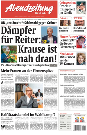 Cover of Abendzeitung Munchen