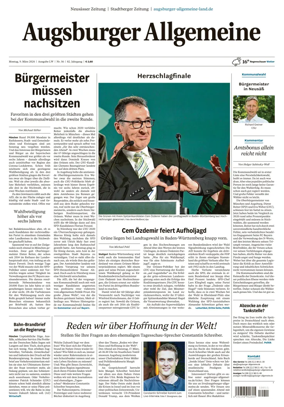Cover of Augsburger Allgemeine (Land West)