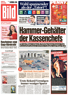 Cover of BILD Stuttgart