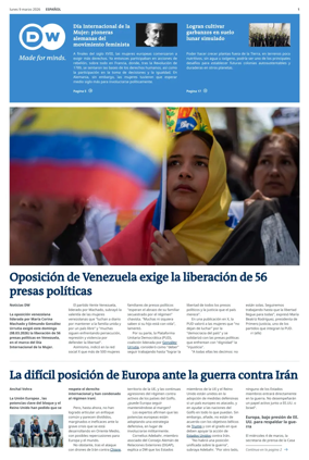 Cover of Deutsche Welle (Spanish edition)