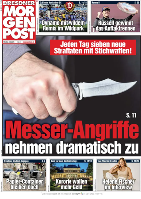 Cover of Dresdner Morgenpost