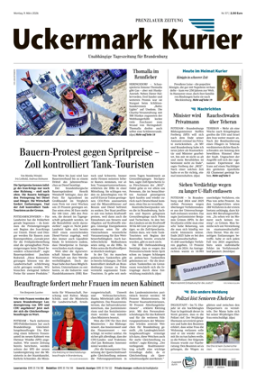 Cover of Prenzlauer Zeitung