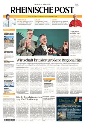 Cover of Rheinische Post Duesseldorf Meerbusch