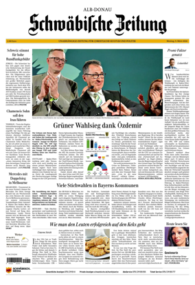 Cover of Schwabische Zeitung (Alb-Donau)