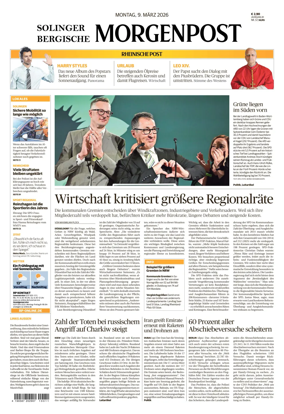 Cover of Solinger Bergische Morgenpost/Remscheid