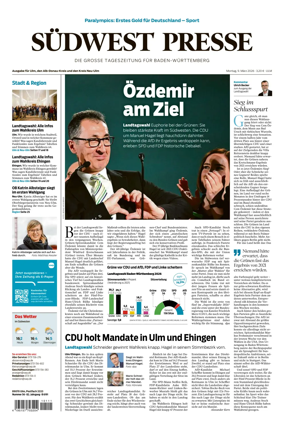 Cover of Sudwest Presse