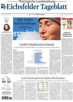 Cover of Thuringische Landeszeitung (Eichsfeld)