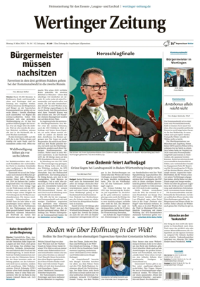 Cover of Wertinger Zeitung