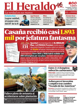 Cover of Diario El Heraldo