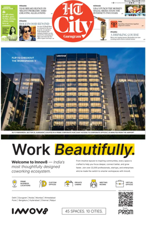 Cover of Hindustan Times (Gurgaon) - City