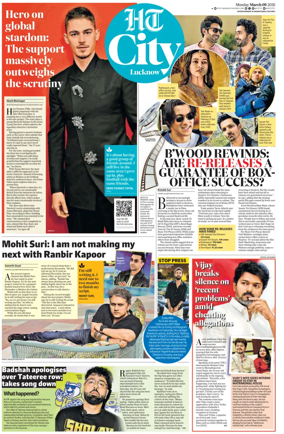 Cover of Hindustan Times (Lucknow) - Live