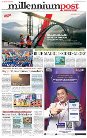 Cover of Millennium Post