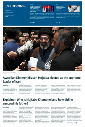 Cover of EuroNews (English Edition)