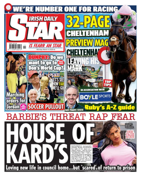 Cover of Irish Daily Star