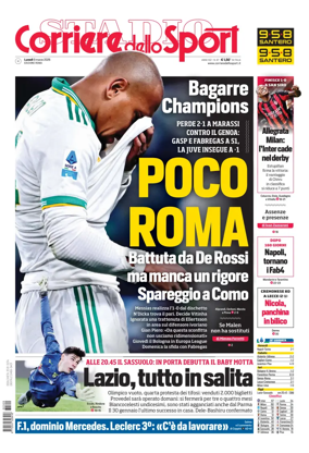 Cover of Corriere dello Sport (Lazio)