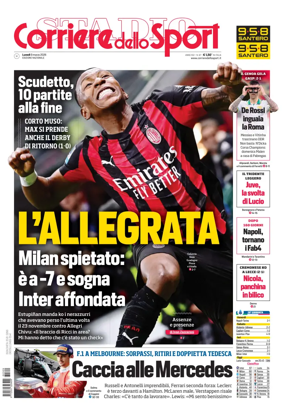 Cover of Corriere dello Sport (Lombardia)