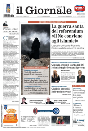 Cover of Il Giornale (Italy)