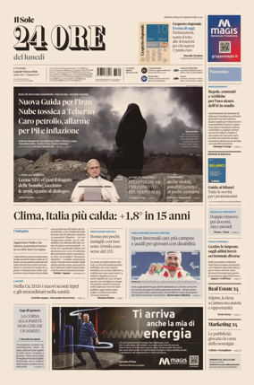 Cover of Il Sole 24 Ore