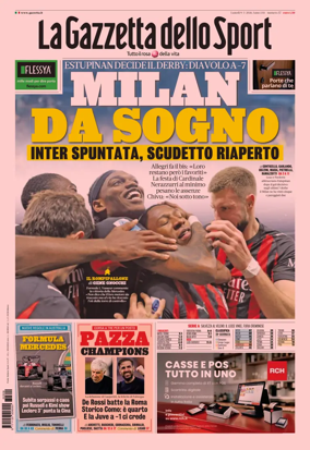 Cover of La Gazzetta dello Sport - Napoli