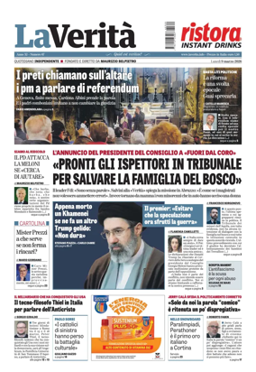 Cover of La Verita (Italia)
