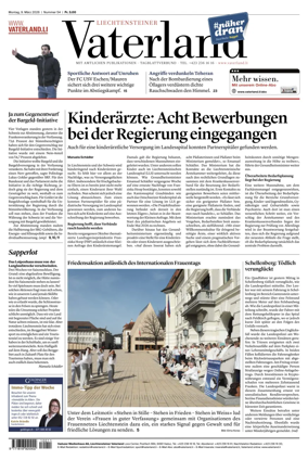 Cover of Liechtensteiner Vaterland