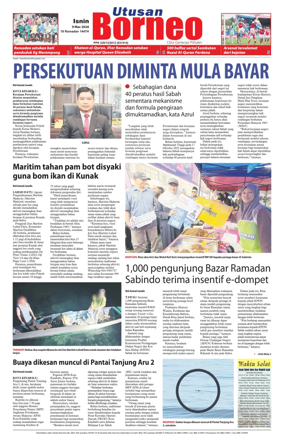 Cover of Utusan Borneo (Sabah)