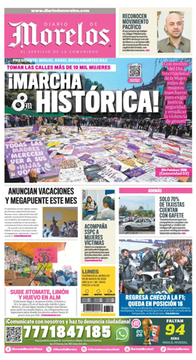 Cover of Diario de Morelos