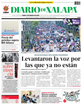 Cover of Diario de Xalapa
