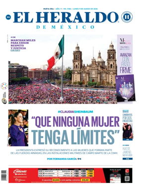 Cover of El Heraldo de Mexico