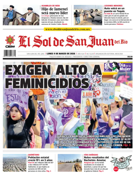 Cover of El Sol de San Juan del Rio
