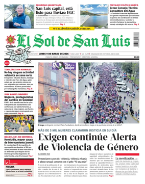 Cover of El Sol de San Luis Potosi