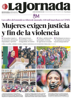 Cover of La Jornada