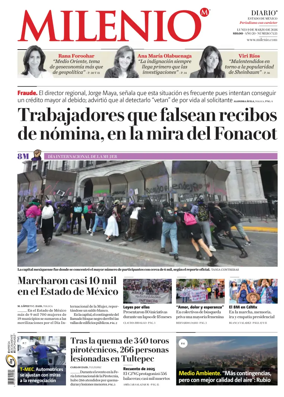 Cover of Milenio Edo de Mexico