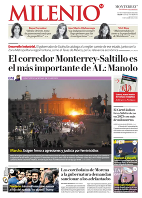 Cover of Milenio Monterrey