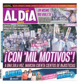 Cover of Periodico Al Dia (Celaya)