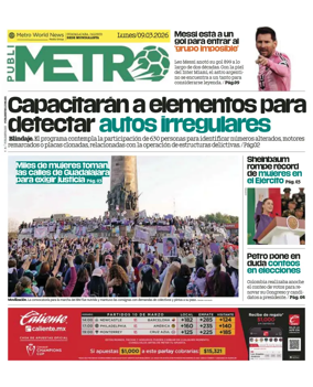 Cover of Publimetro Guadalajara