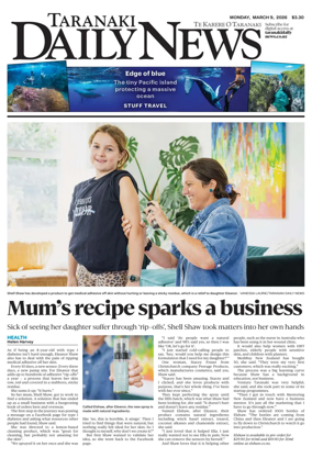 Cover of Taranaki Daily News