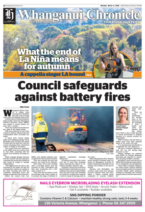 Cover of Whanganui Chronicle