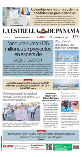 Cover of La Estrella de Panama