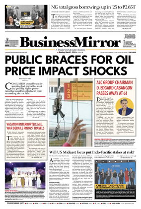 Cover of BusinessMirror