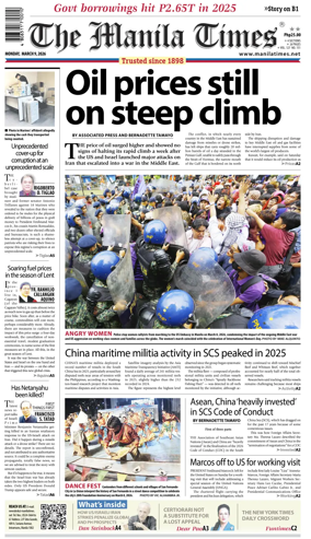 Cover of The Manila Times