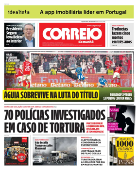 Cover of Correio da Manha