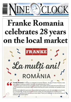 Cover of Nine o clock (Romania) Daily