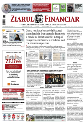 Cover of Ziarul Financiar