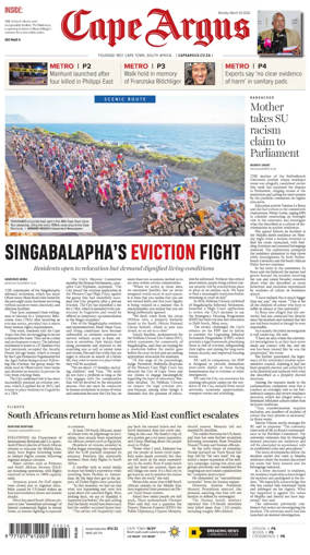 Cover of Cape Argus (PM Edition)
