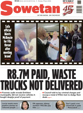 Cover of Sowetan
