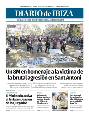 Cover of Diario de Ibiza