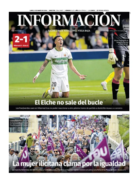 Cover of Diario Informacion (Elche y Vega Baja)