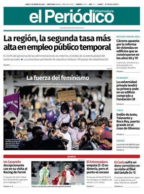 Cover of El Periodico Extremadura